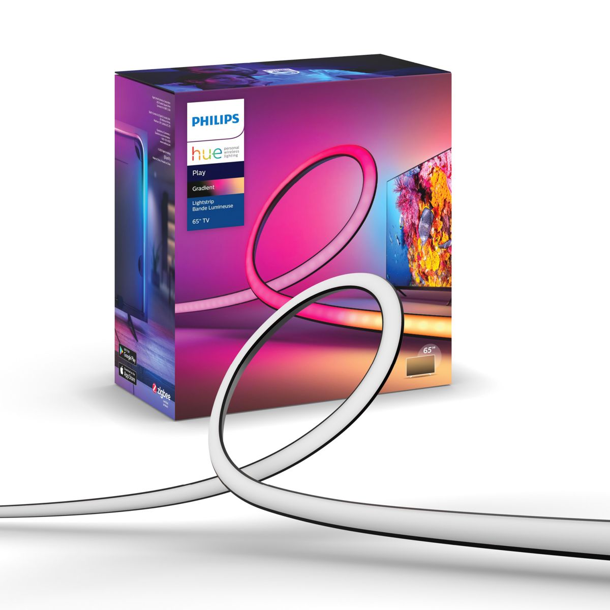 Pasek LED Philips Hue Play Gradient 65 cali czarny immersyjny