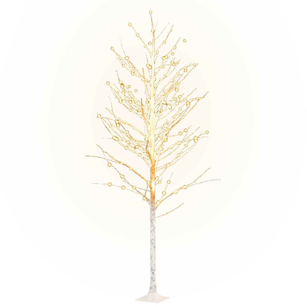 Drzewko LED Brzoza Ciepła Biel 300 cm 240 LED Dekoracja Świąteczna