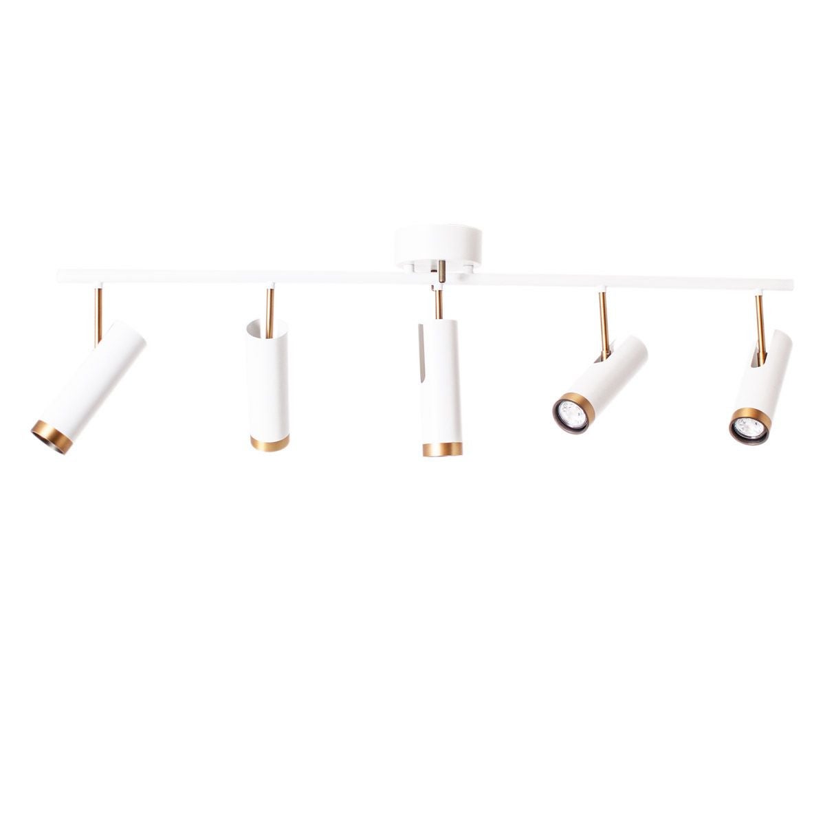Lampa sufitowa By Rydens Puls Bar Ceilling biało-złota 110 cm 4201610-5002