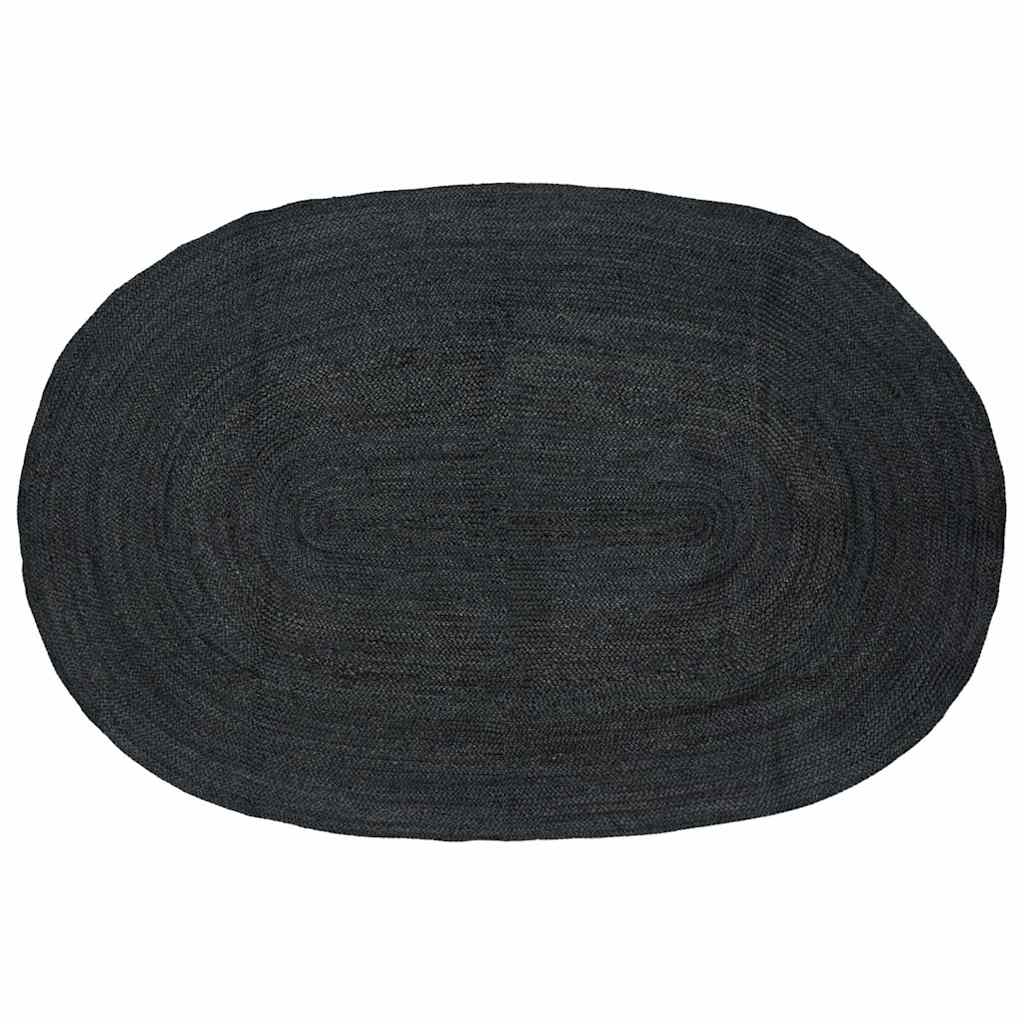 Dywany pokojowe ciemnoszary 152 x 245 cm Juta vidaXL