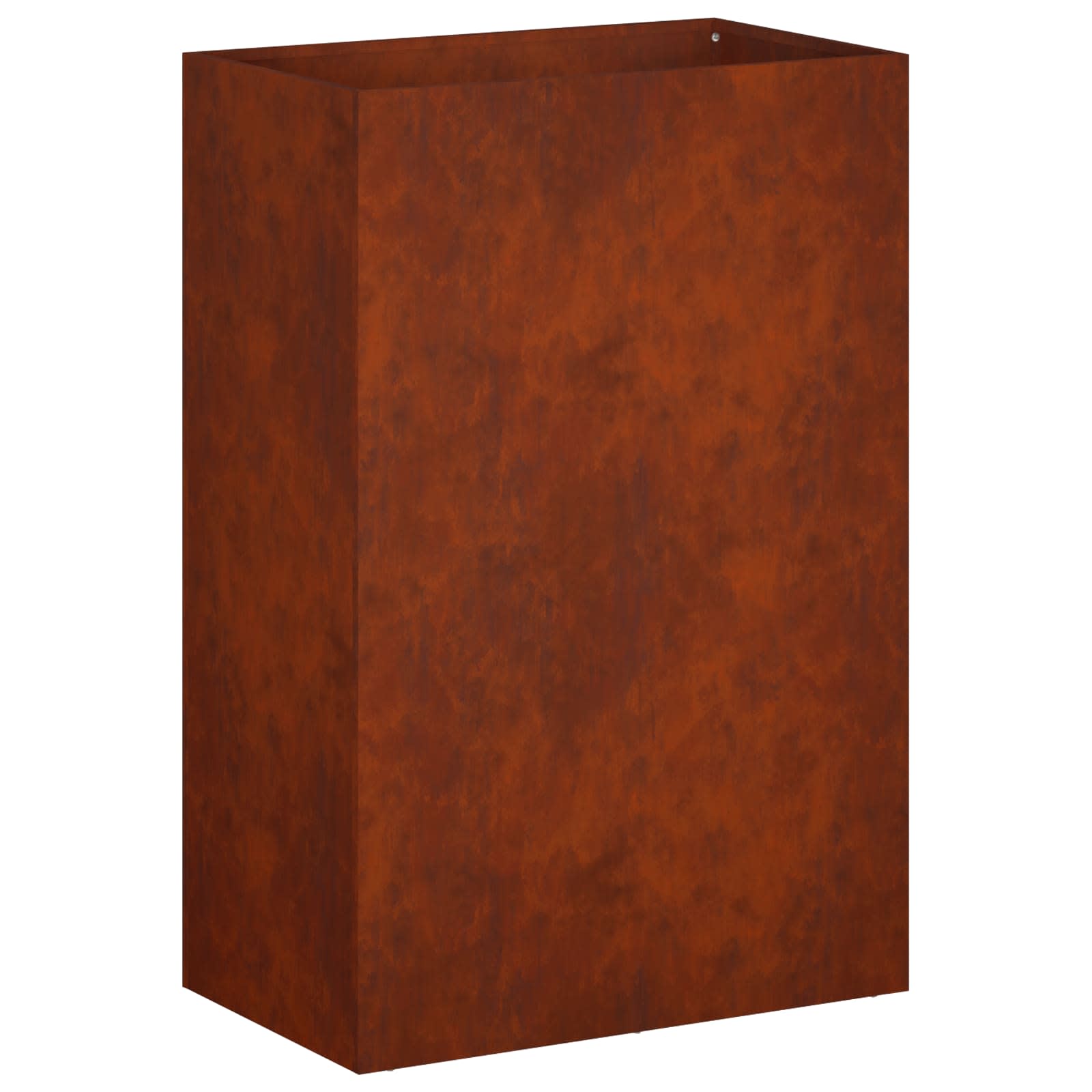 Donica Ogrodowa Corten 50x40x75 cm Rdzawa na Taras na Balkon na Kwiaty