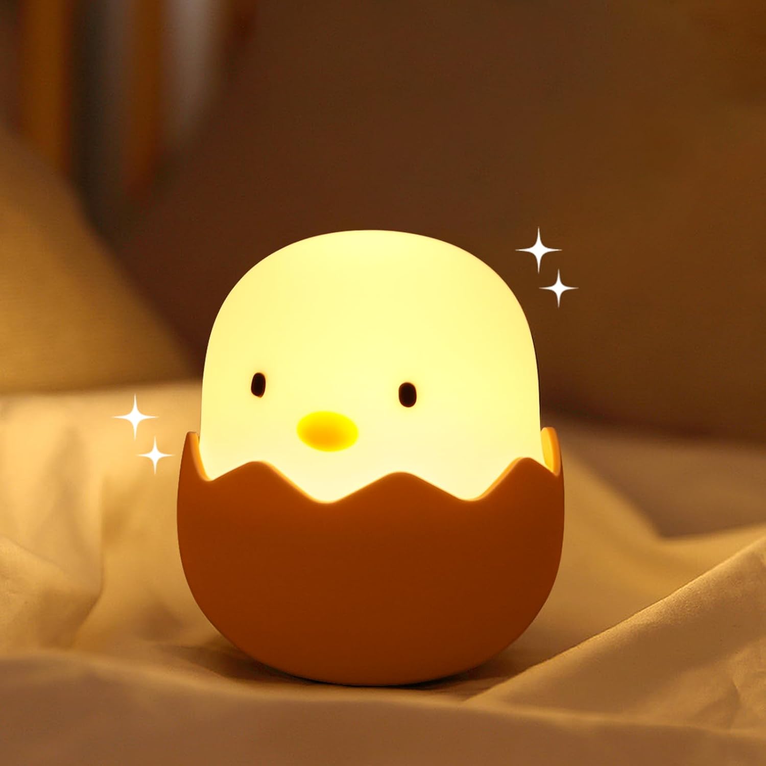 Lampka nocna dla dzieci - Ładowana przez USB - Lampka nocna dla dzieci z dotykowym ściemniaczem - Przenośna lampka nocna do pokoju