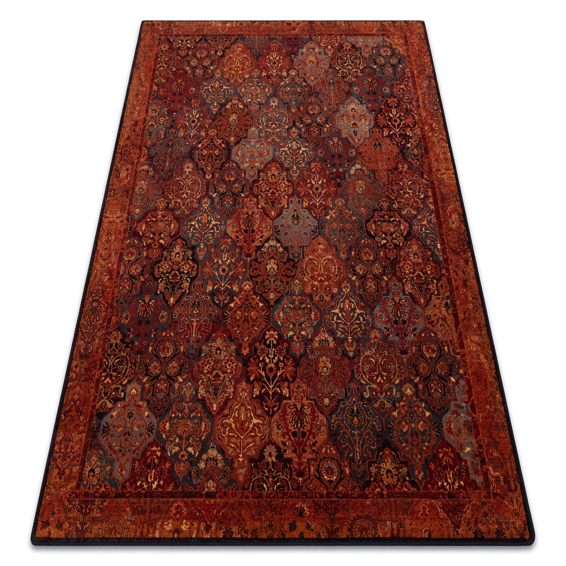 Dywan wełniany SUPERIOR KAIN rubin 235x350 cm