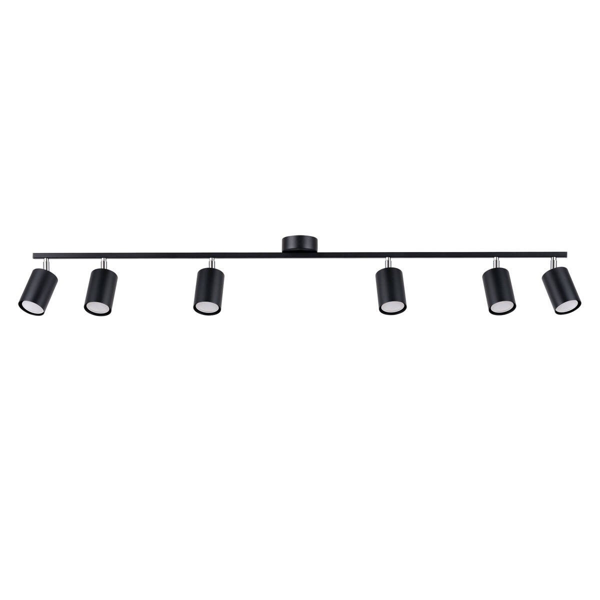 Spot sufitowy nowoczesny 6 punktowy czarny 6xGU10 10W LEMMI SL.1169 Sollux Lighting