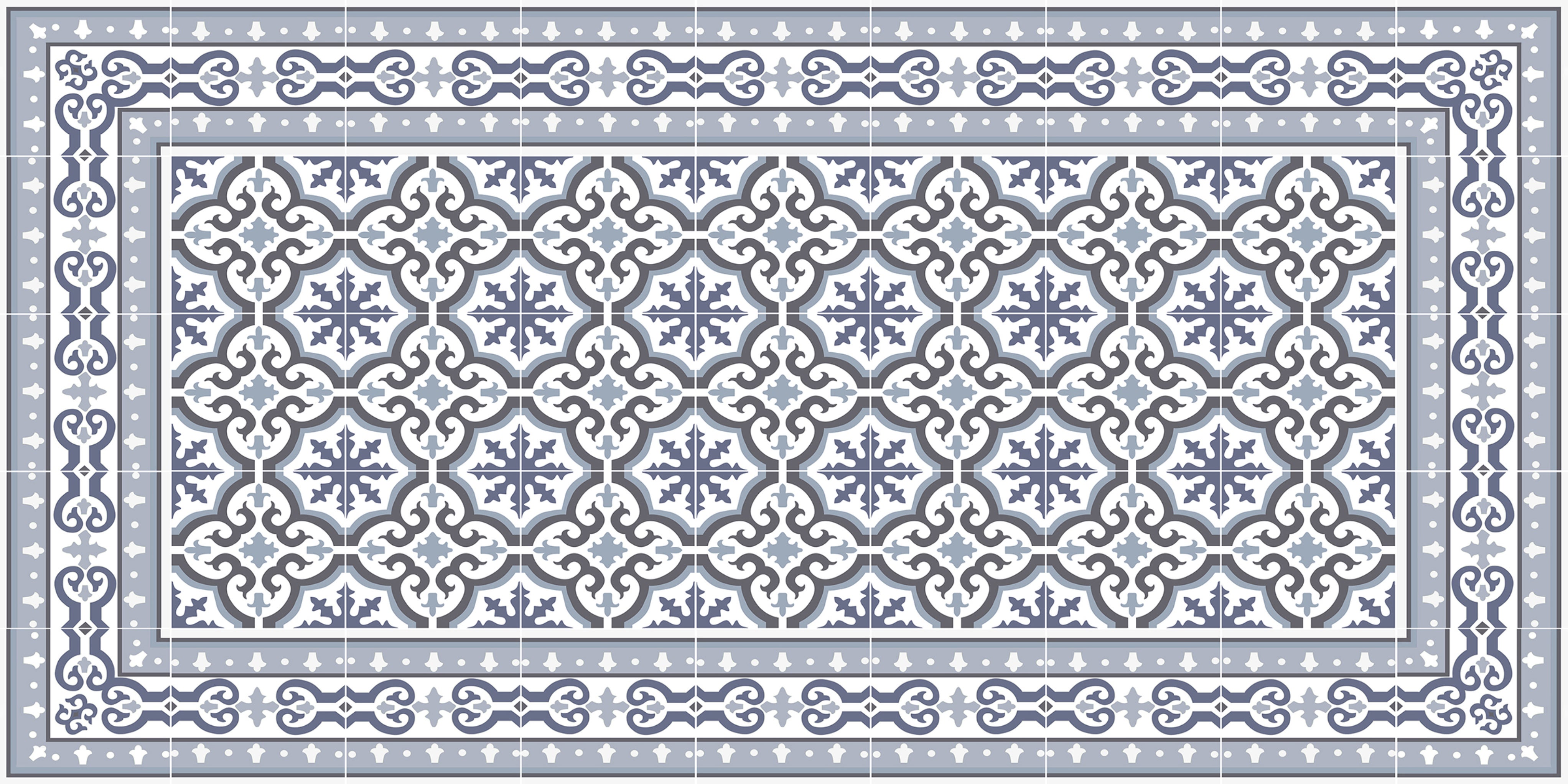 Dywan winylowy Jeanette 50x100 cm - antypoślizgowy PVC, winylowy do kuchni lub salonu, zmywalny, wodoodporny styl