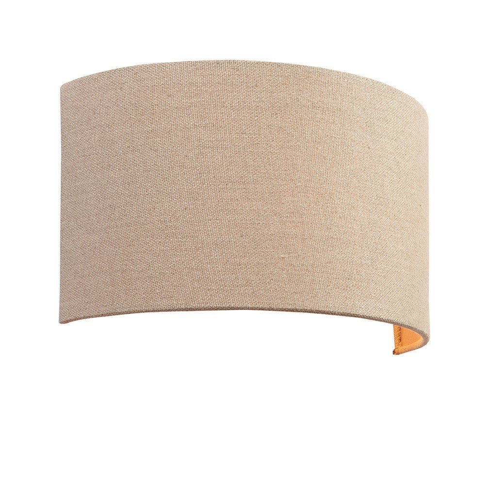 Kinkiet OBl beżowy 1xE27x20W tkanina wym:18x31,5x14cm IP20 Endon