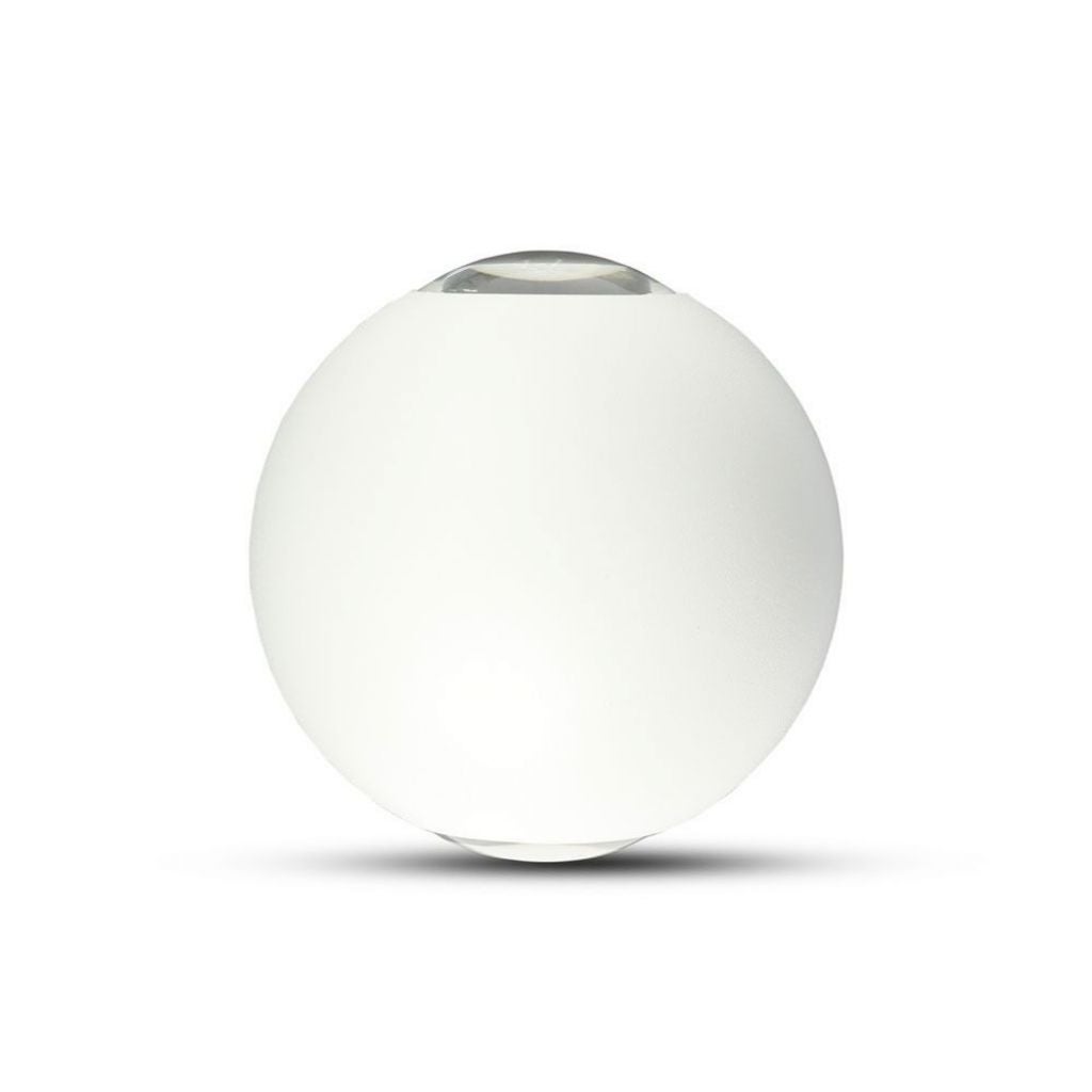 Kinkiet Ścienny V-TAC 6W LED Biały Okrągły IP65 VT-836 neutralna 476lm