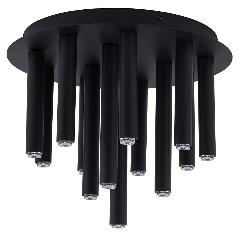 Lampa sufitowa plafon LED Nowodvorski STALACTITE czarna, stal 8355