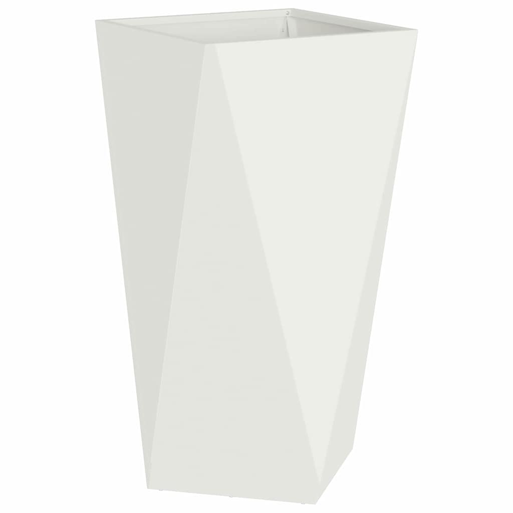 Donica Biały 40 x 40 x 75 cm Stal