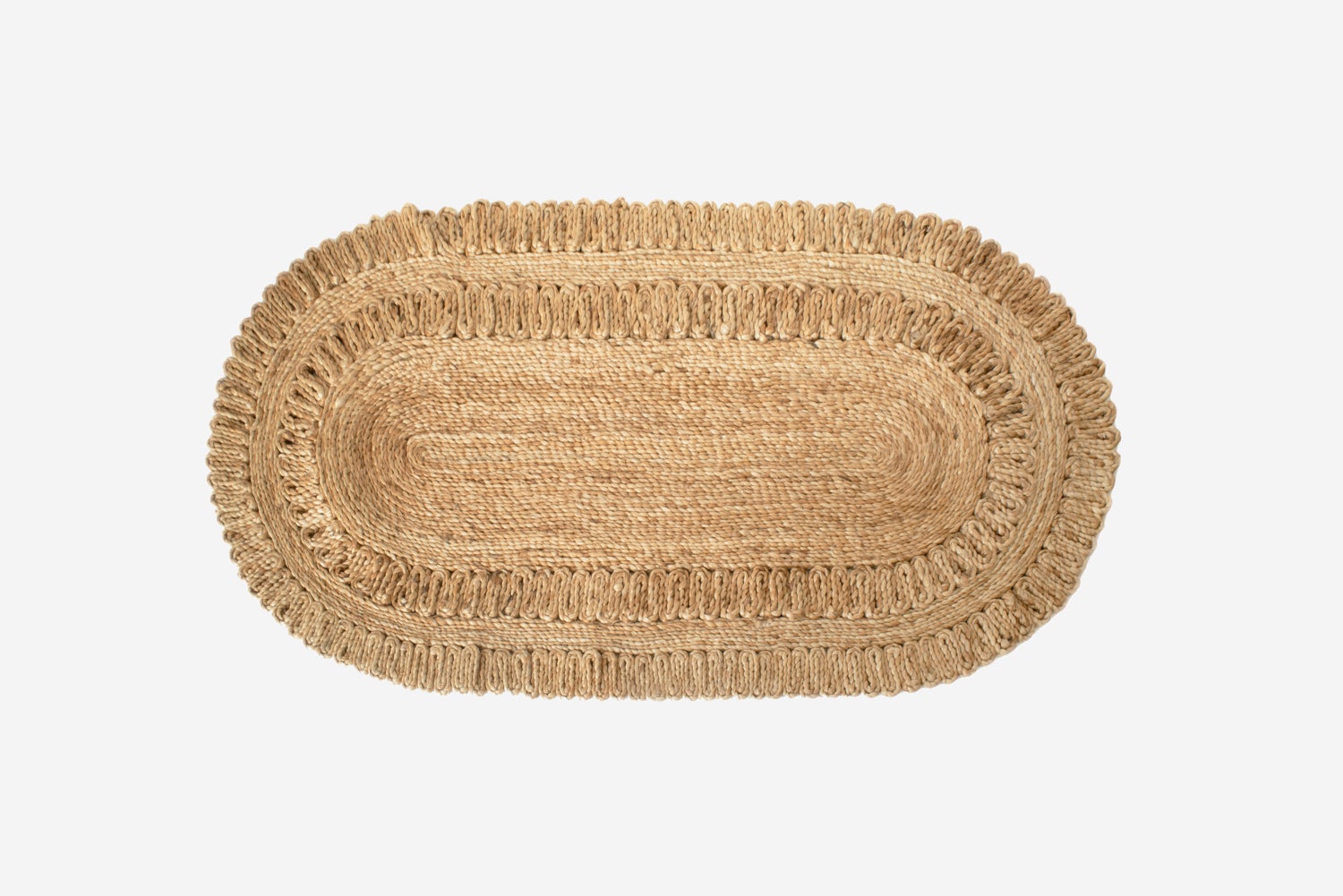 Dywan Yute Coolie 150x80 cm – Owalny, ręcznie wykonany do salonu i sypialni