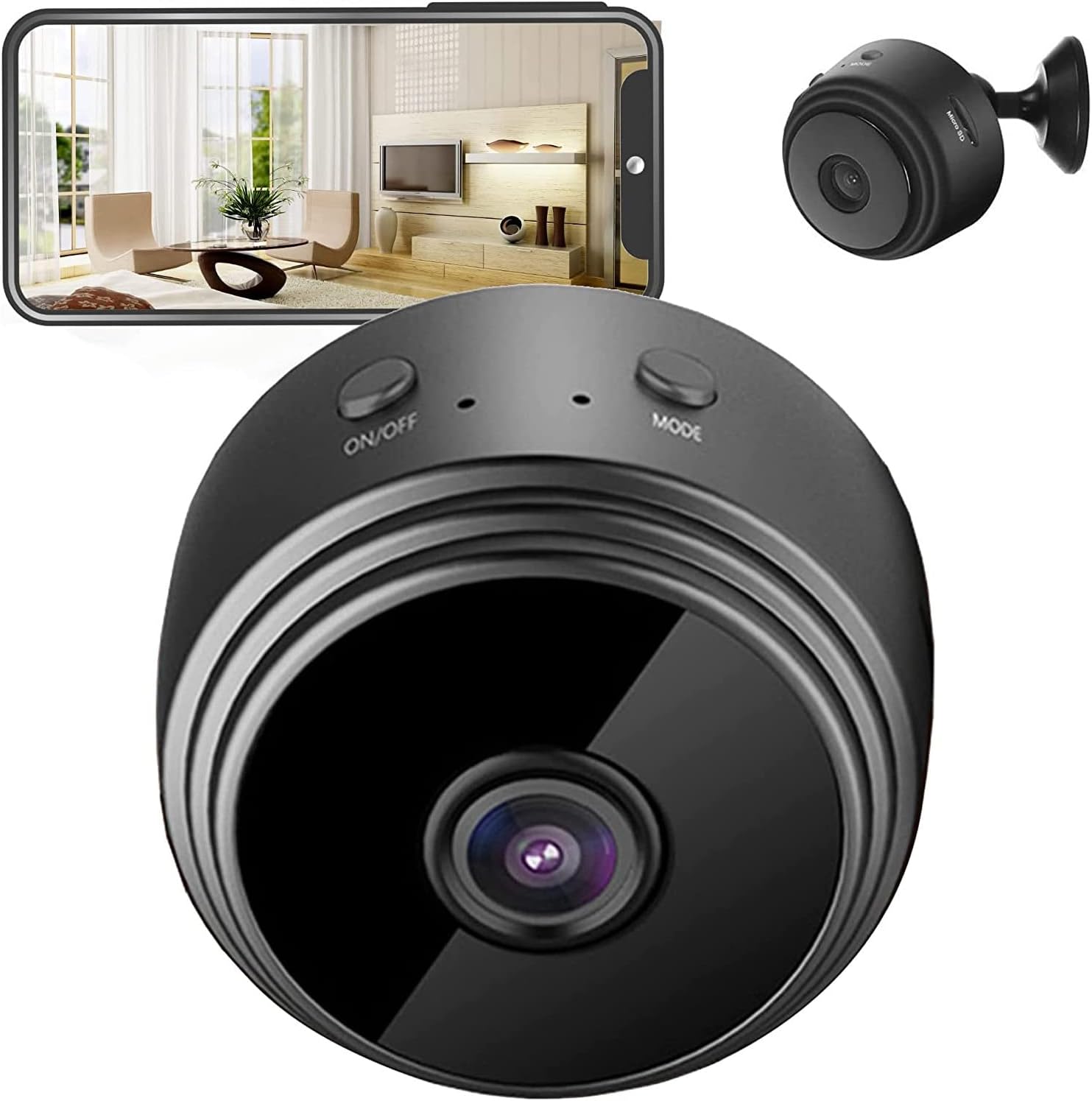 Bezprzewodowa kamera bezpieczeństwa, kamera IP WiFi 1080P HD, kamera do monitoringu domu dla dziecka, wykrywanie ruchu, widzenie nocne