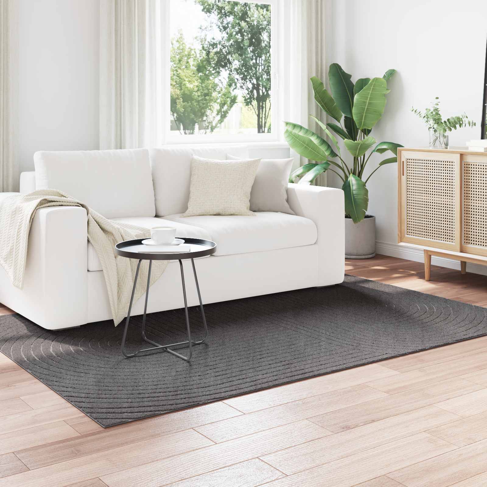 Dywany pokojowe PALMERAS Antracyt 230 x 160 cm Poliester vidaXL