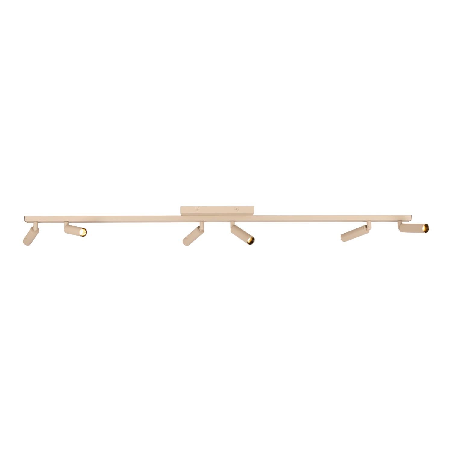 Reflektor długa listwa ruchome tuby KEONI beżowy 6xG9x3.8W aluminium wym:7,7x118,4x10cm IP20 Lucide