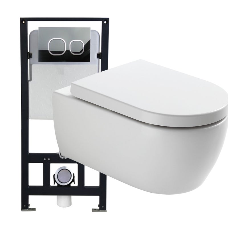 Bernstein Zestaw WC Miska WC NT2039 + stelaż + panel 009 + mata + deska Soft-Close
