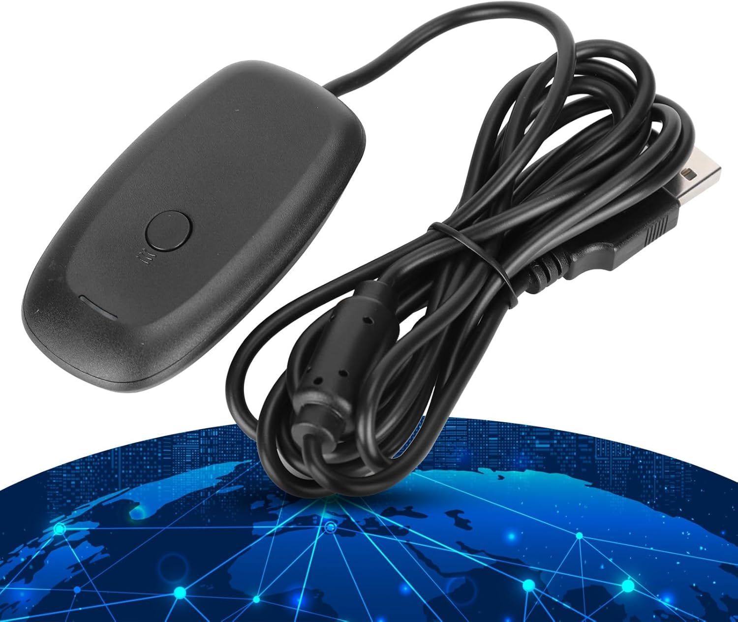 Adapter kontrolera bezprzewodowego Xbox 360 – odbiornik PC, kompatybilny z Microsoft Xbox 360, do gier na PC