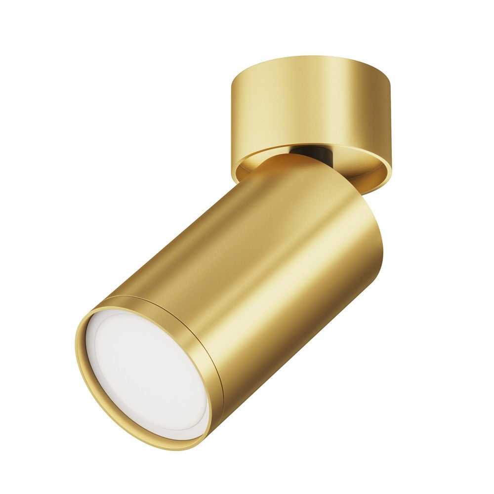 Lampa wisząca FOCUS S mosiężno-złota 1 x GU10 x 10W wym: 12,8 x 5,2 x 5,2 cm Maytoni
