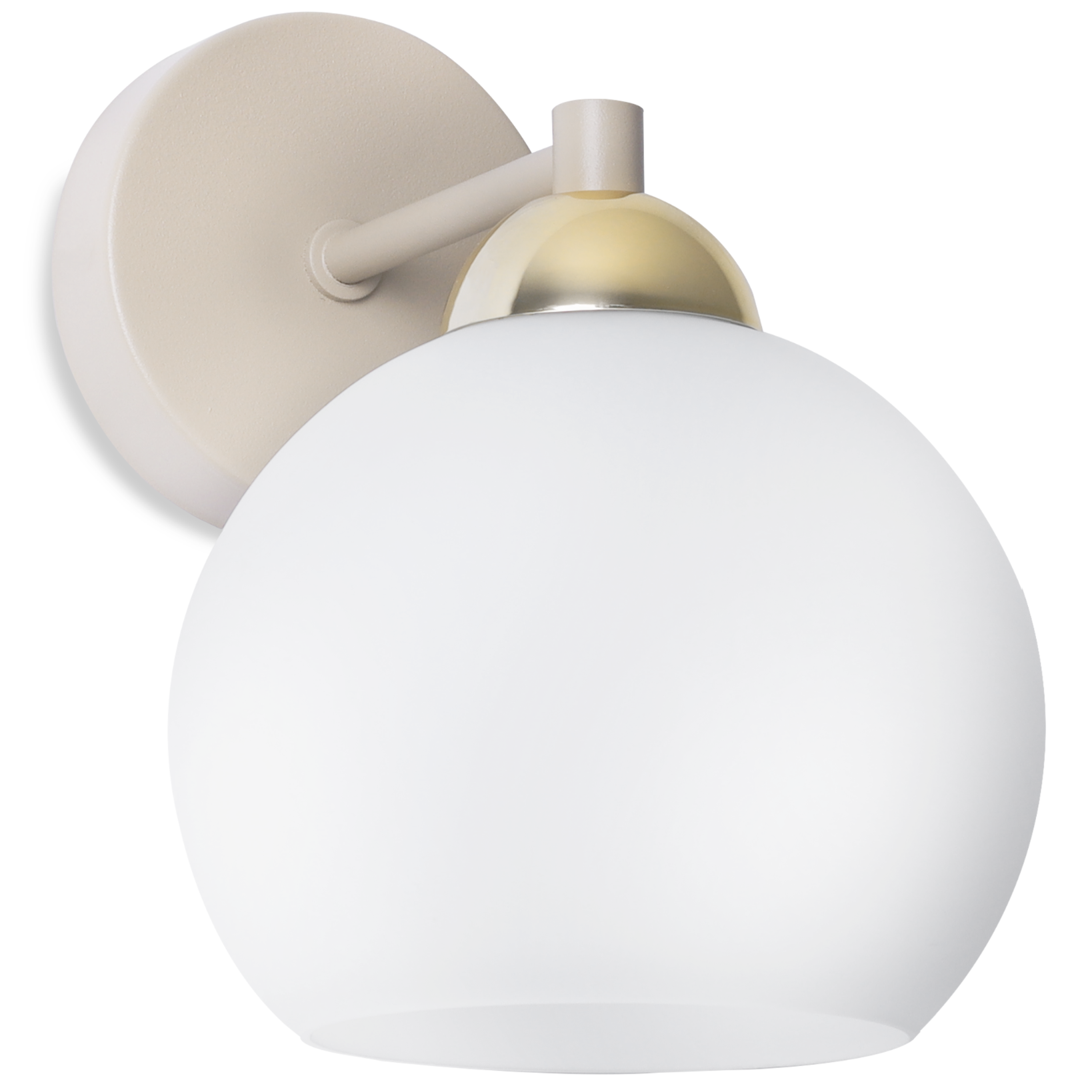 Lampa ścienna kinkiet Light Home LH Modena 1x E27 kaszmirowy/biały/złoty