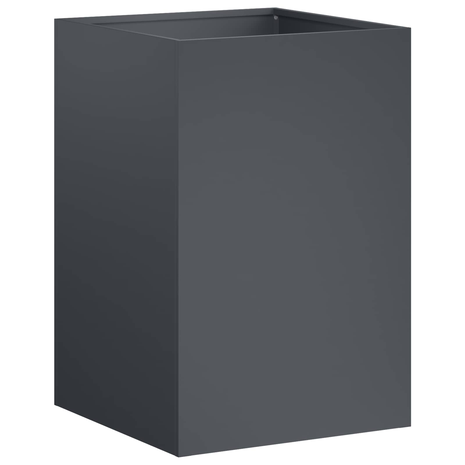 Donica Ogrodowa Stalowa 40x40x60 cm Antracytowa