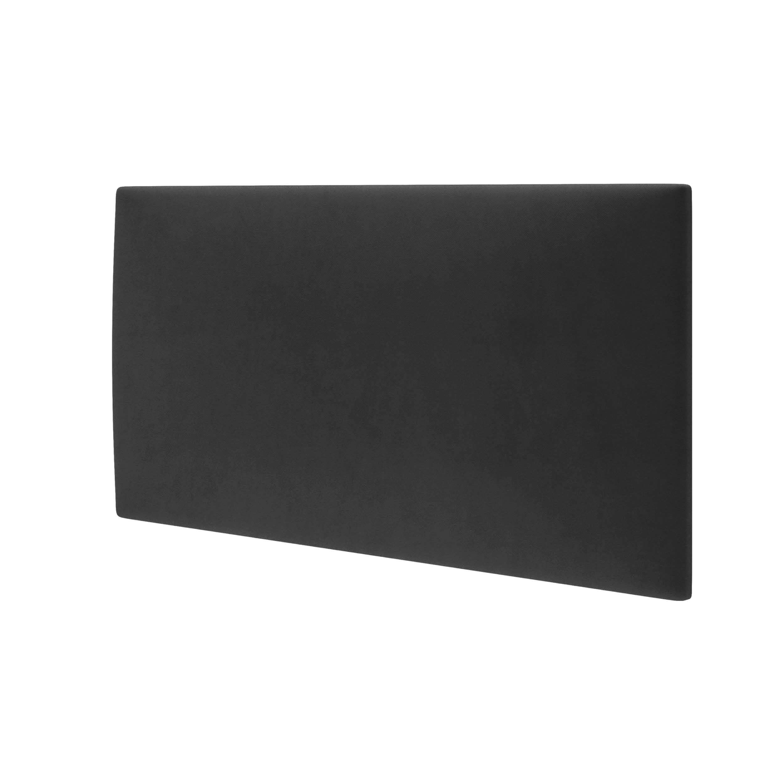 Panel tapicerowany ścienny Stegu wezgłowie 60x30 cm czarny welur - akustyczny, dekoracyjny 1 szt.