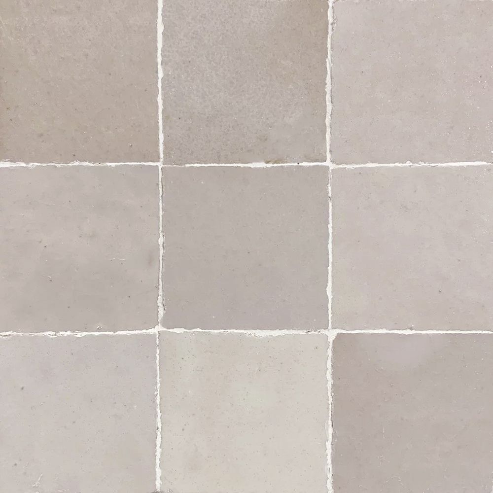 Zellige "Vanilla" – patchwork płytek Zellige w kolorze crema 10×10 cm – 100 szt., 1 m² – płytki ścienne do łazienek i kuchni.