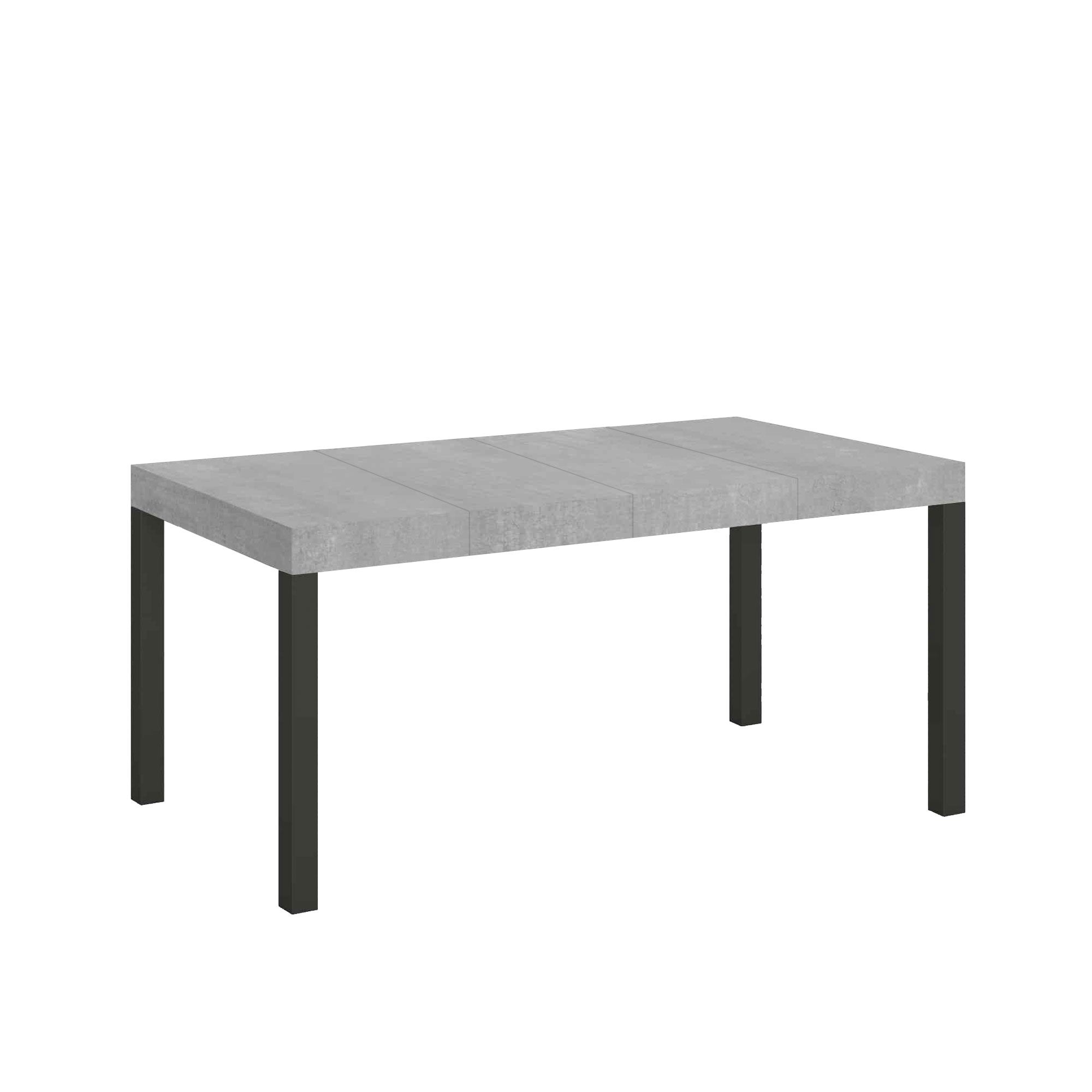 Stół rozkładany 90X120/224 cm Everyday Premium Stelaż cementowy Antracyt