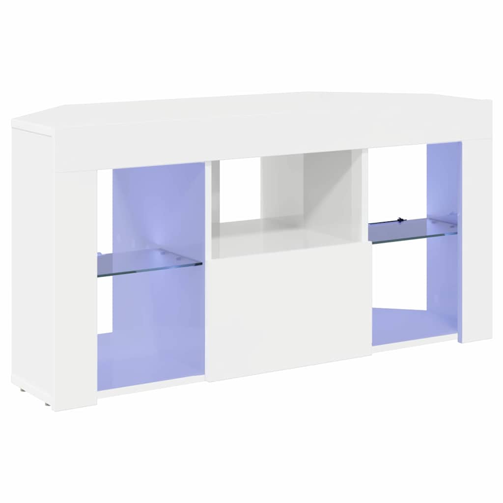 Kątowa szafka LED pod telewizor 100 x 40 x 50 cm