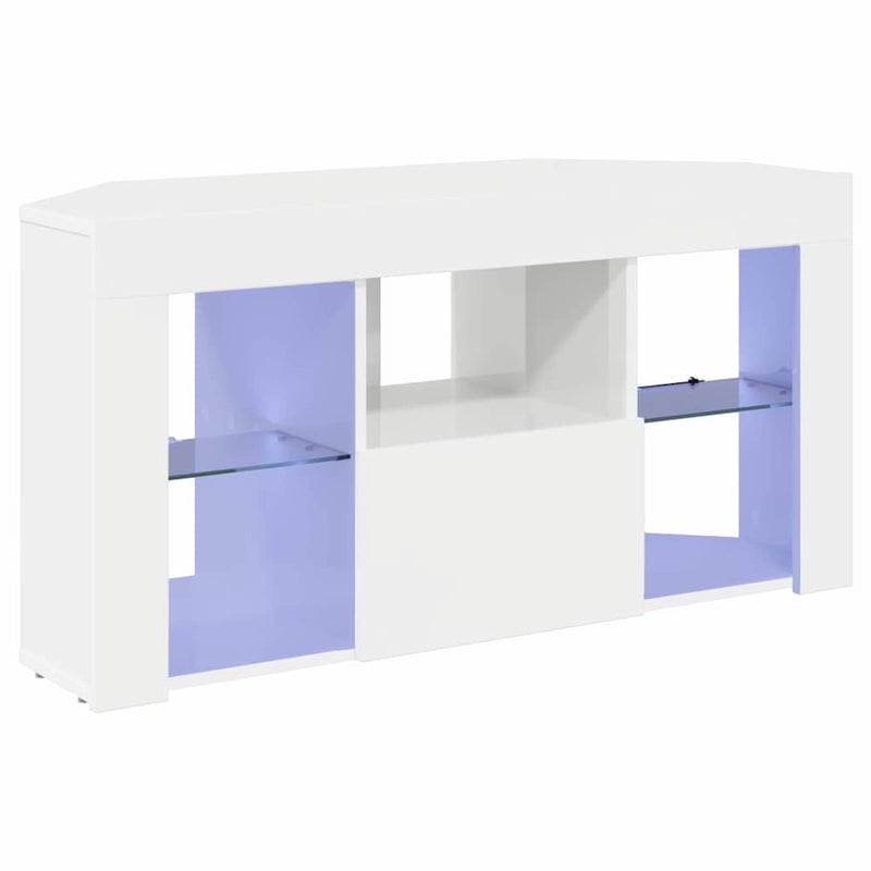 Kątowa szafka LED pod telewizor 100 x 40 x 50 cm