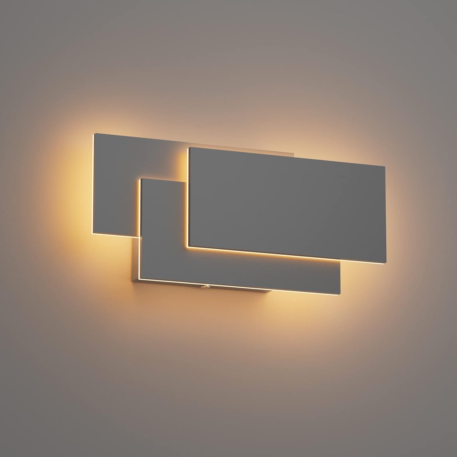 Nowoczesna lampa ścienna LED 12W - ciepłe białe światło 3000K [Klasa energetyczna G]