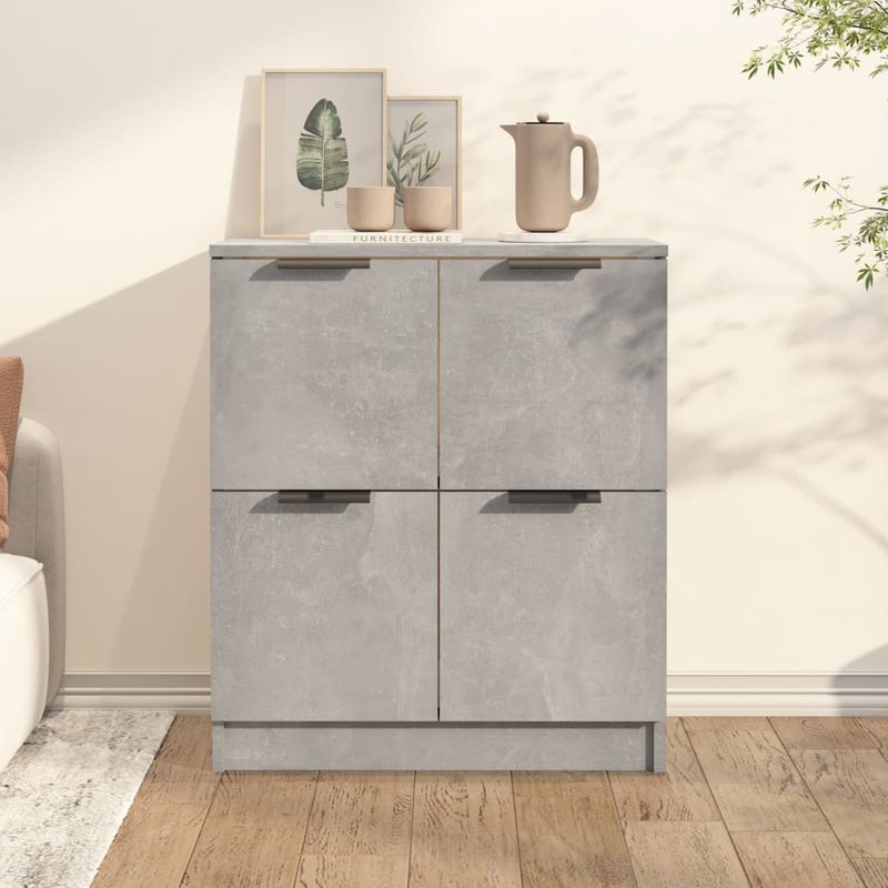 vidaXL Szafka, szarość betonu, 60x30x70 cm, materiał drewnopochodny