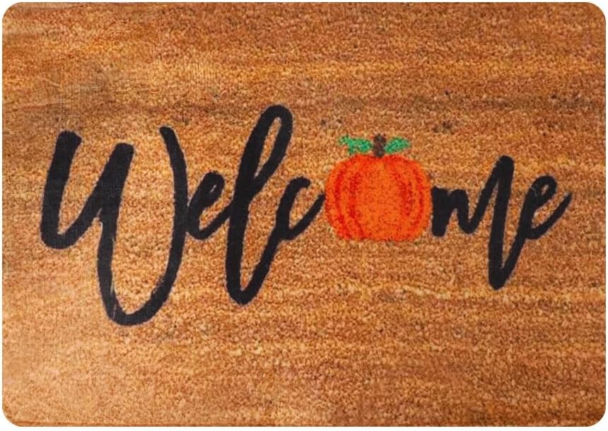 Wycioraczka Halloween, Święto Dziękczynienia Jesienny powitalny wycieraczka dekoracyjna w kształcie dyni antypoślizgowa mata łazienkowa na drzwi wejś