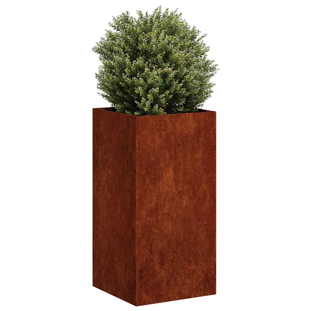 Doniczka Rusty 40x40x80 cm Stal nierdzewna