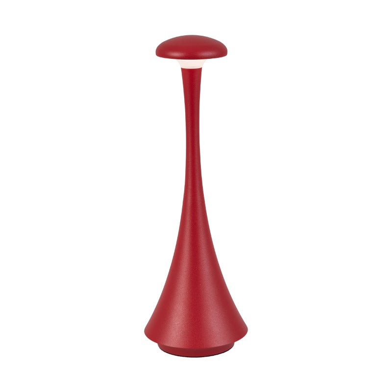 Ściemnialna lampa biurkowa LED, wysokiej klasy dekoracyjna lampa biurkowa, czerwona