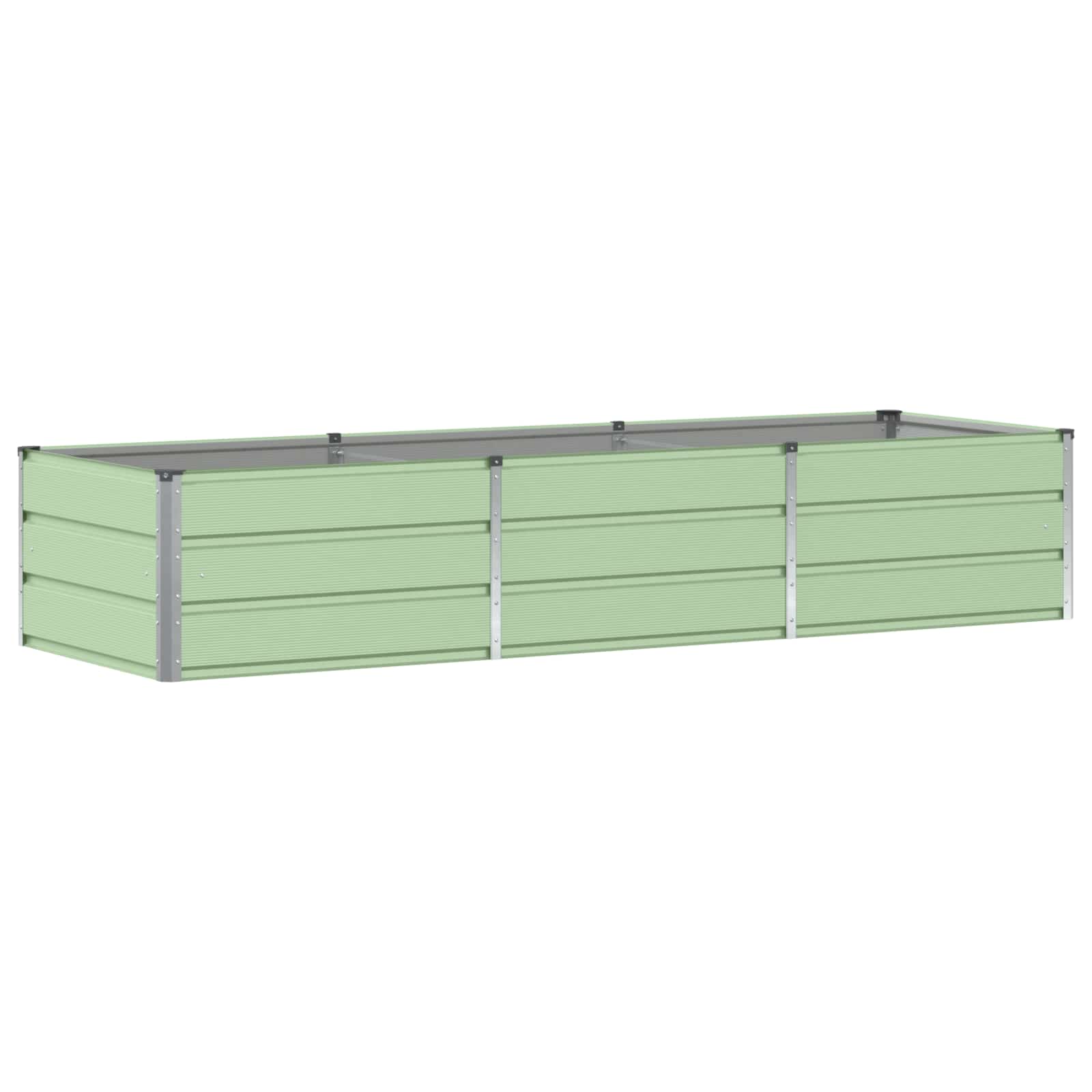 Donica Zielony 240 x 80 x 45 cm Stal