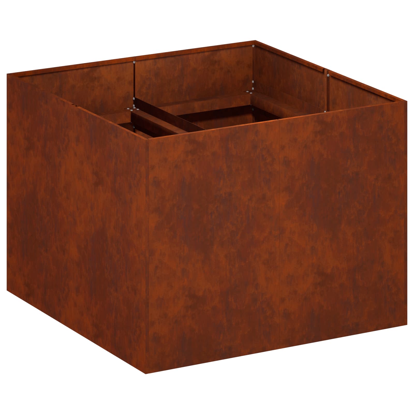 Donica Ogrodowa Corten 80x80x60 cm Rdzawa Odporna na Warunki Atmosferyczne