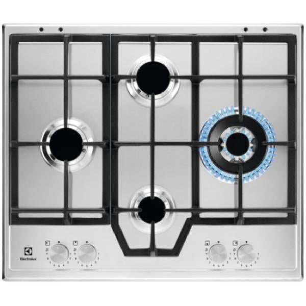 Kuchnia gazowa Electrolux KGS64562SX 4 palniki Speed Burners stal nierdzewna