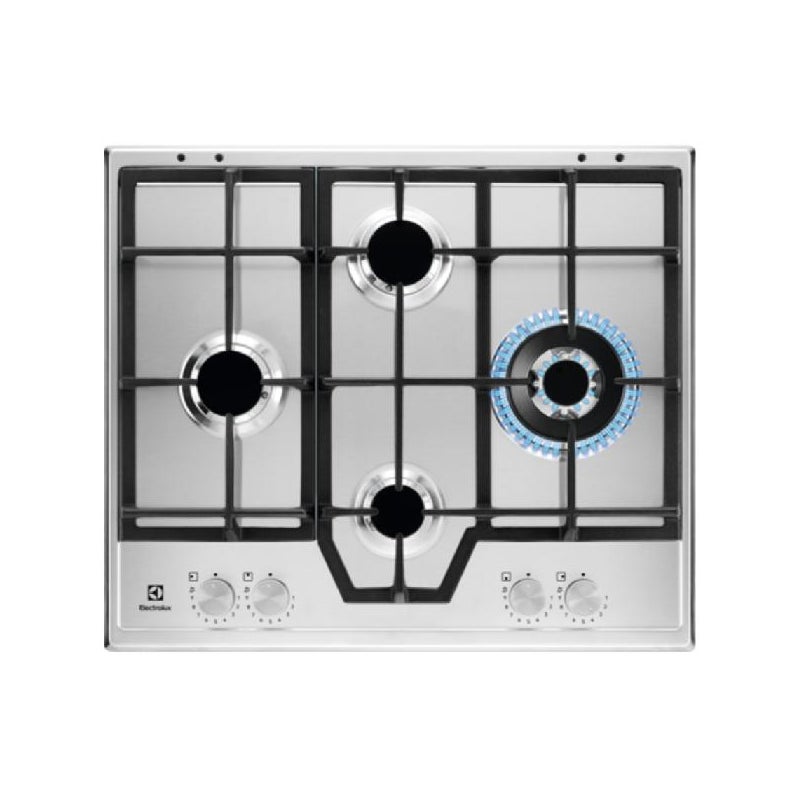 Kuchnia gazowa Electrolux KGS64562SX 4 palniki Speed Burners stal nierdzewna