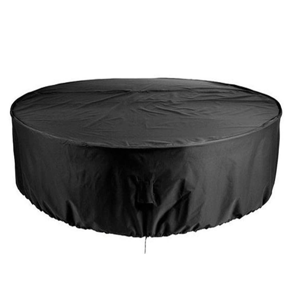 Pokrowiec na meble ogrodowe, wodoodporny i wytrzymały okrągły pokrowiec na stół ogrodowy zewnętrzny, meble tarasowe, osłona UV 230x110cm