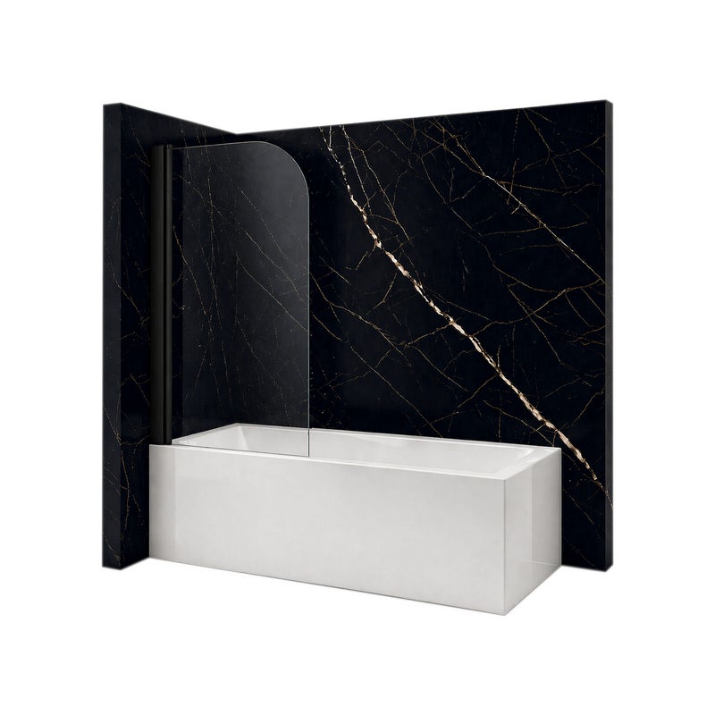 SILLA Parawan nawannowy MARION 1-skrzydłowy 70x140 cm ruchomy Czarny