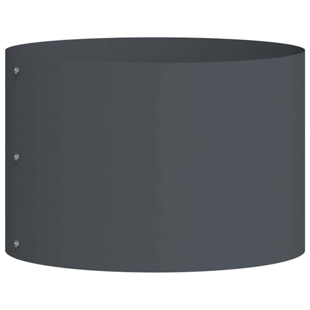Pierścień doniczki Antracyt 30 x 30 x 20 cm Stal zimnogięta