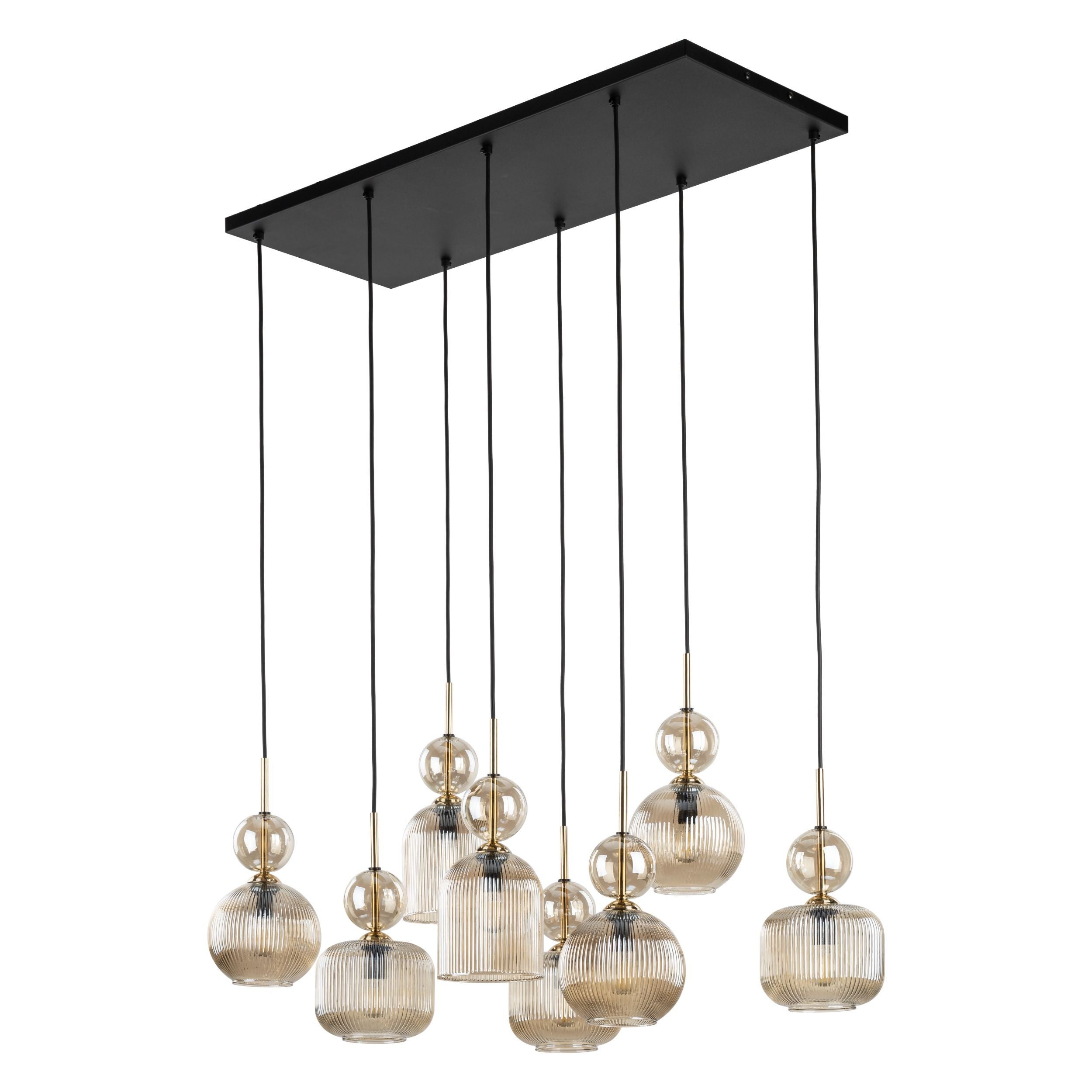 SOPHIA COGNAC LAMPA WISZĄCA 8XE14