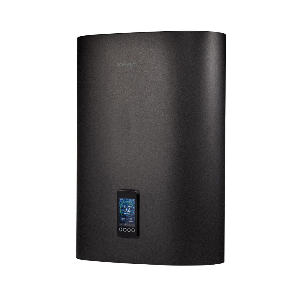 Bojler elektryczny 30l Wi-Fi pionowy/poziomy czarny pojemnościowy kolorowy wyświetlacz Warmtec BPC30