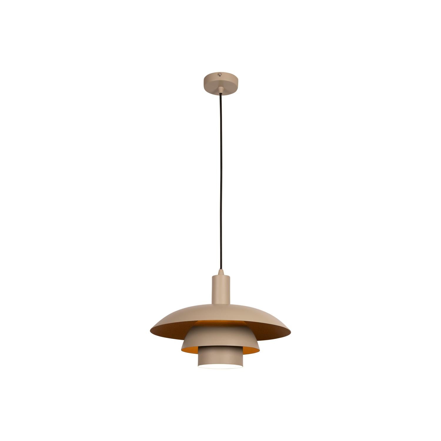 Lampa wisząca BRUNO taupe 1xE27x40W metal wym:50x38x38cm IP20 Lucide