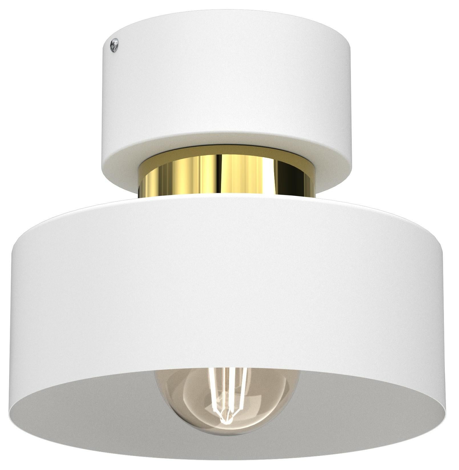 Lampa wisząca Marti biały mat-złoty połysk 1xE27x15W metal wym:18x20,5x20,5cm IP20 Luminex