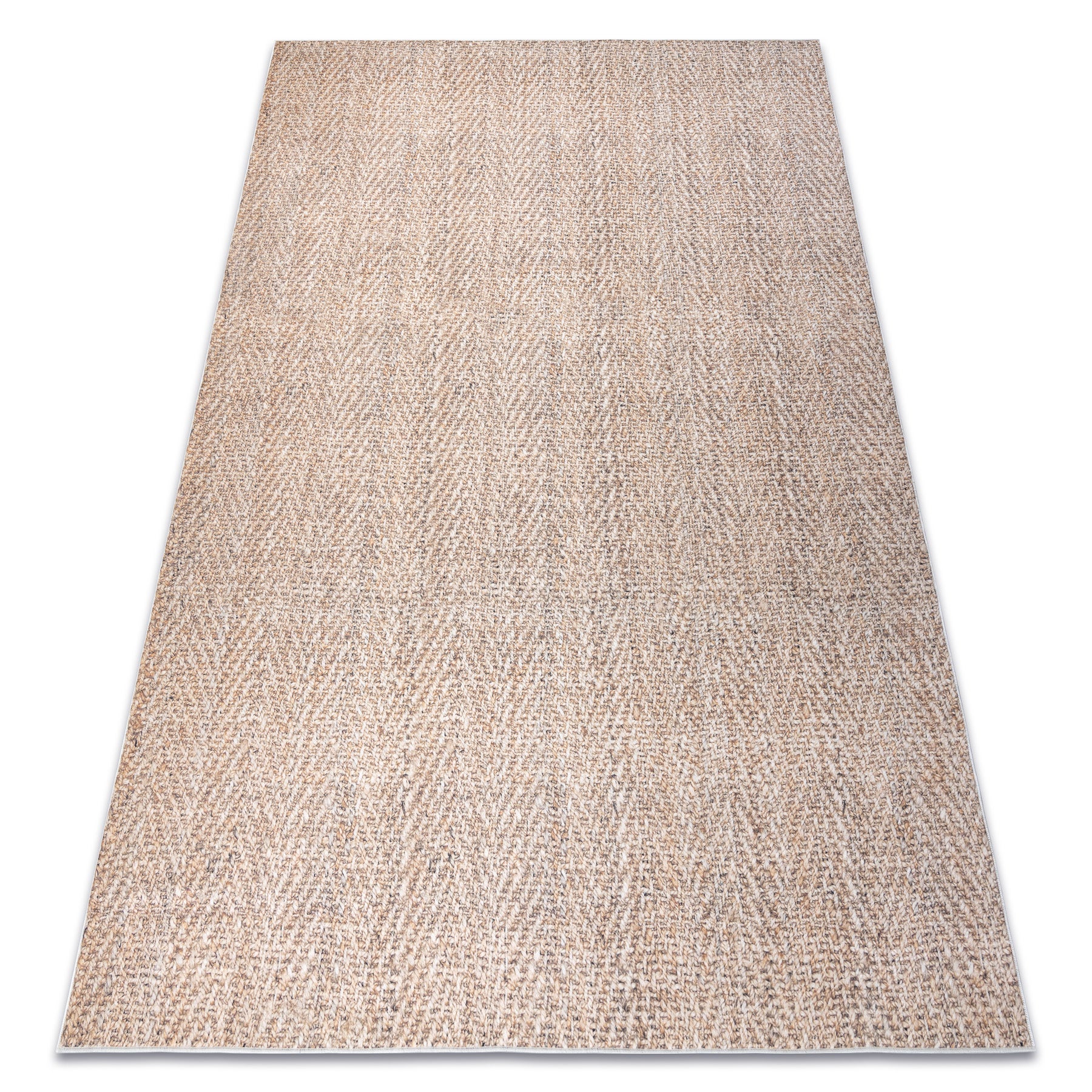 Dywan do prania ANDRE 1577 Jodełka, chevron antypoślizgowy - beż 160x220 cm