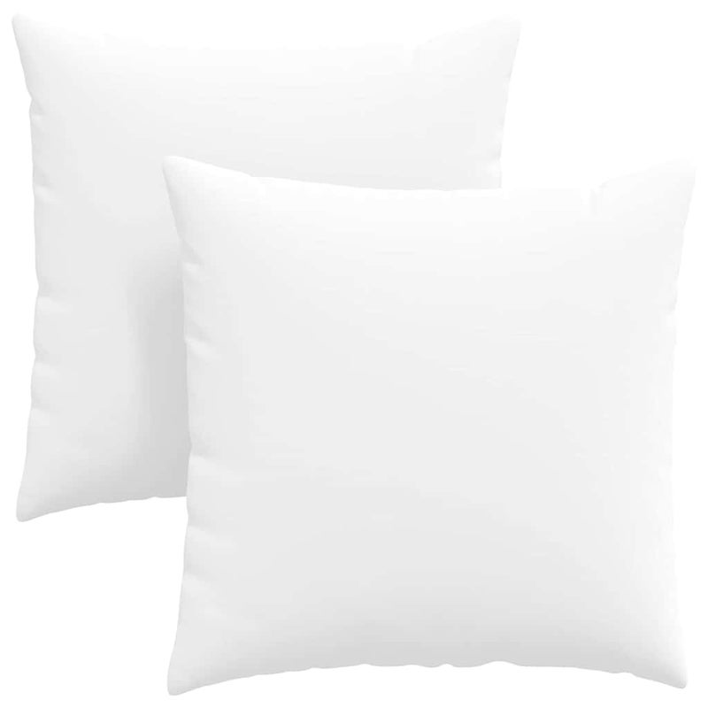 Poduszki na sofę 2 pcs Biały 60 x 60 cm tkanina