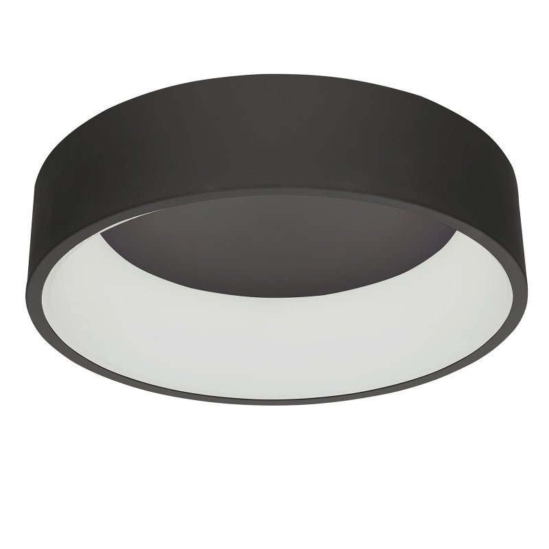 Plafon Chiara okrągły czarno-biały LED 32W 3000K 1760lm wym: 13 x 45,5 cm IP20 akryl Italux