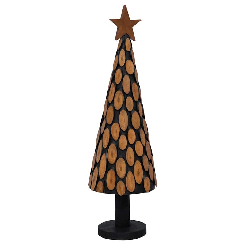 Choinka Drewniana z Drewna Tekowego 149 cm Dekoracyjna