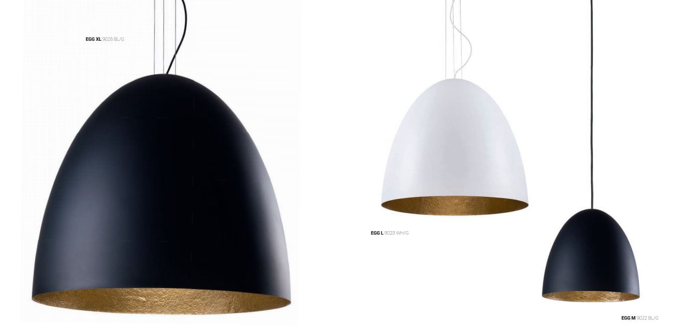 Żyrandol EGG biało-złoty Ø55cm Nowodvorski 9023
