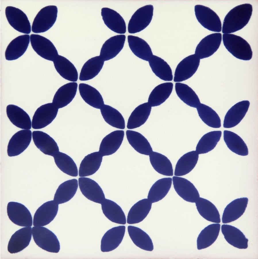 Meksykańskie płytki ceramiczne Esmeralda – 30 unikalnych dekoracyjnych płytek ściennych z motywami 10,5x10,5 cm do łazienki, prysznica, kuchni