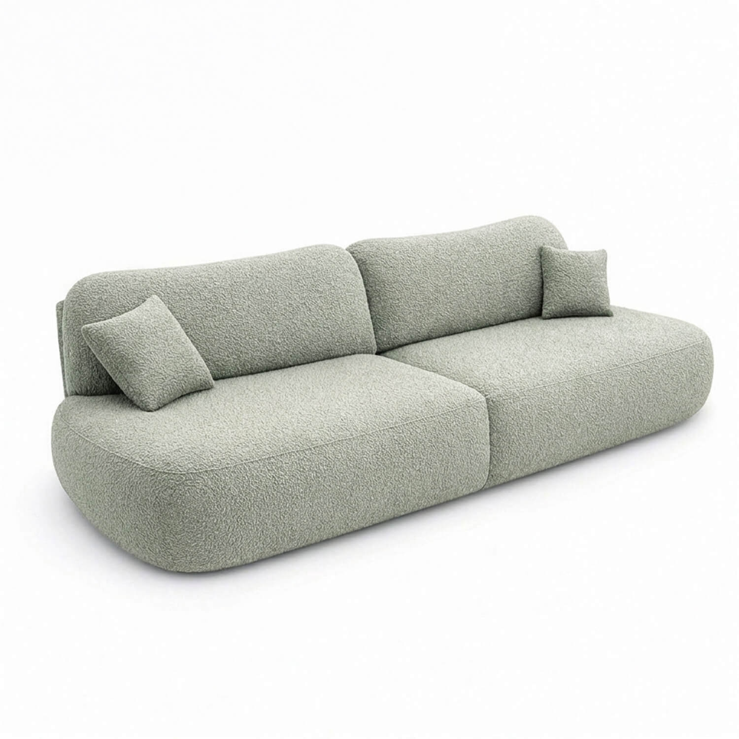 Sofa Rozkładana Kanapa z Funkcją Spania Dwuosobowa Do Salonu Szara AVERIO
